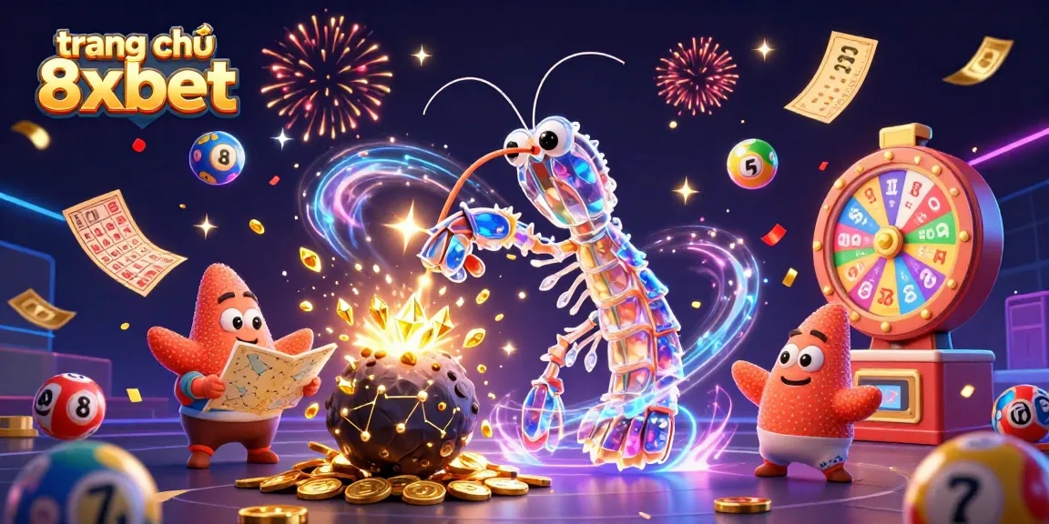 Experience thrilling action and excitement at trang chủ 8xbet with vibrant casino elements and characters!