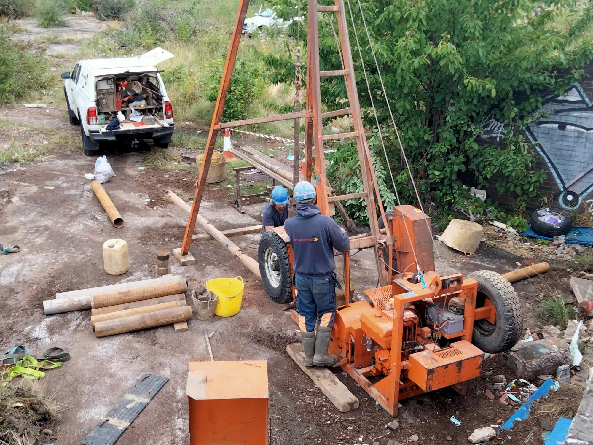 Jedes Bauprojekt startet mit einer Baugrunderkundung