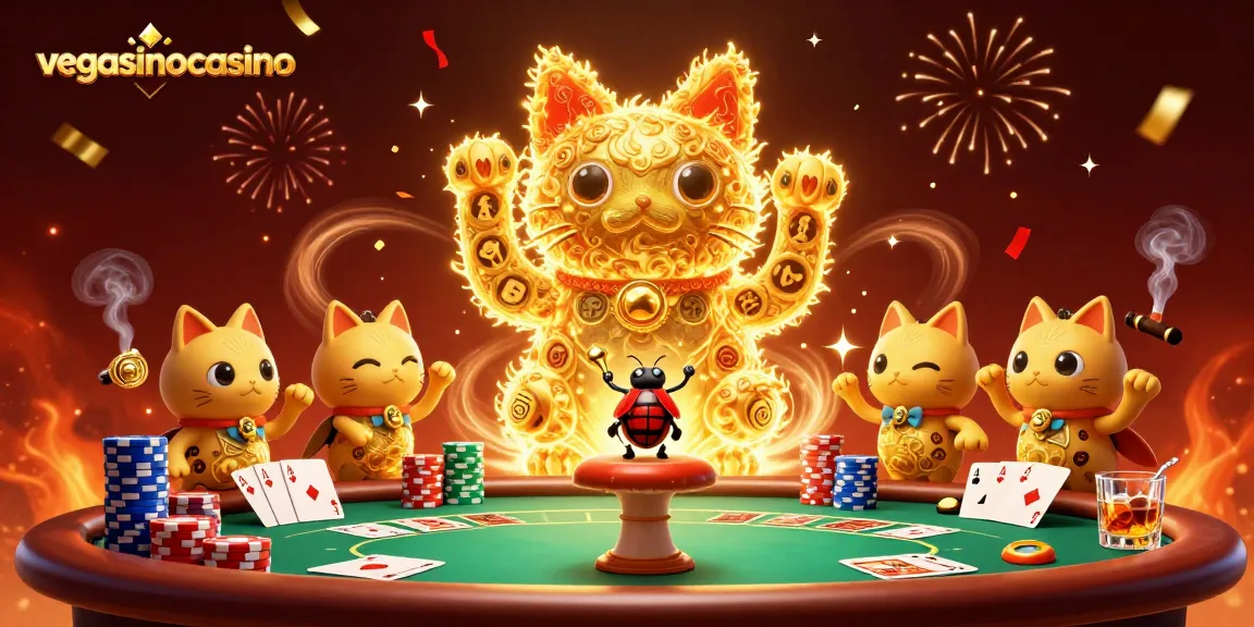 Experience the excitement at vegasinocasino with a dazzling display of casino elements.