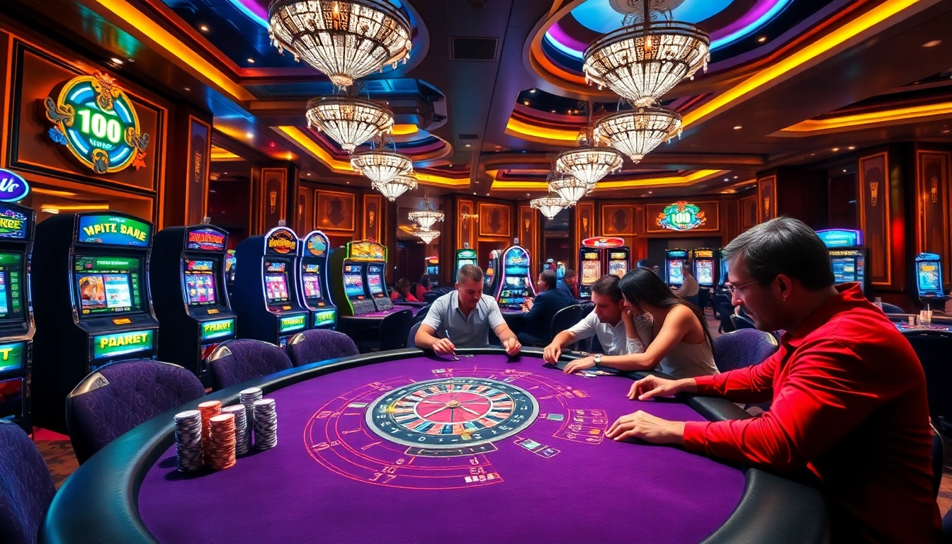 Experience the thrill of gambling strategies at https://www.bdtk1.org/ with an engaging casino scene featuring poker and roulette.